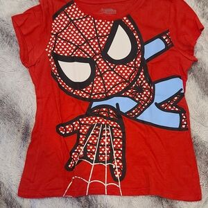Red Spider-Man Graphic T-Shirt